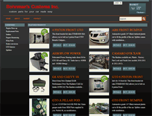 Tablet Screenshot of bohnmancustoms.com